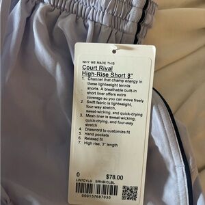 lululemon athletica Women's High Waist Shorts - Light Gray